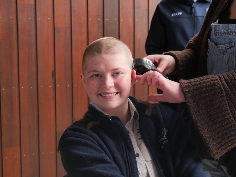 Georgia’s brave shave at Newhaven College post image