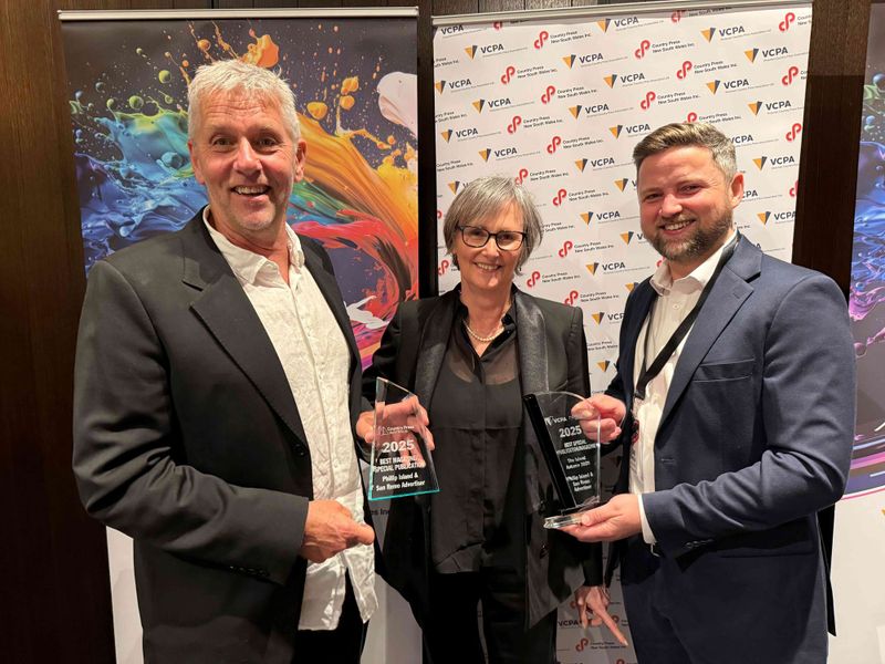 National newspaper award for Phillip Island, state award for Sentinel-Times post image