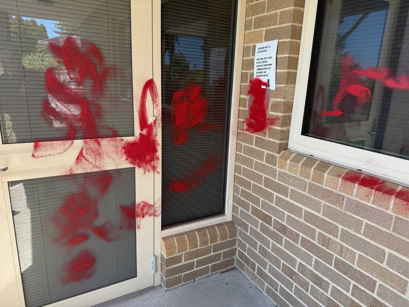 Korumburra Police see red after brazen graffiti attack post image