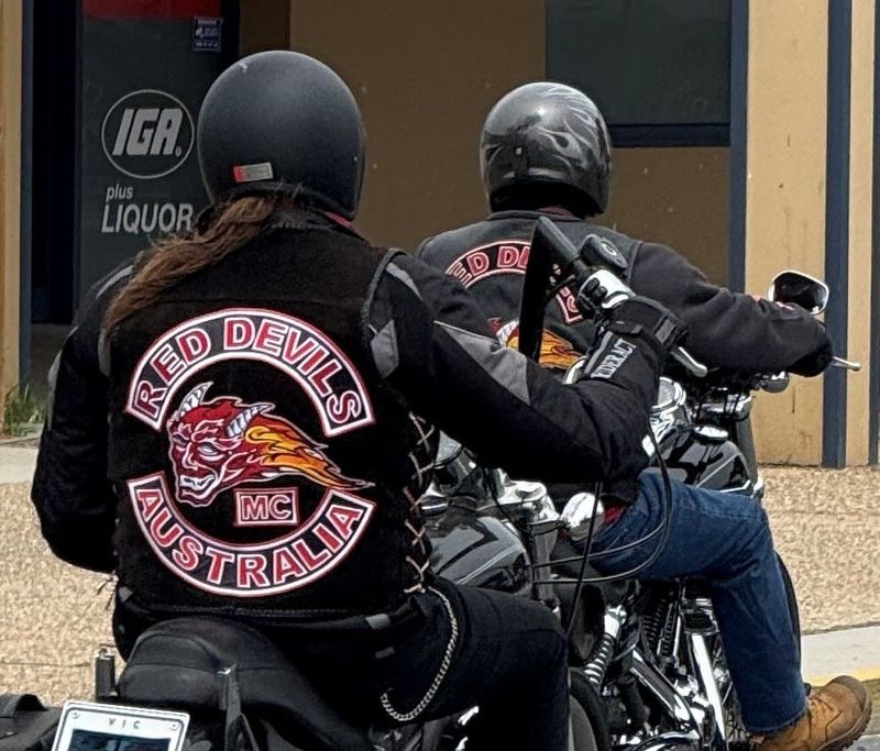 Red Devils motorcycle gang rolls into town post image