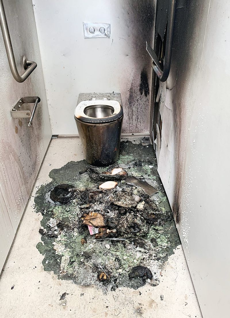 Town trashed: How can this senseless damage be allowed to continue? post image