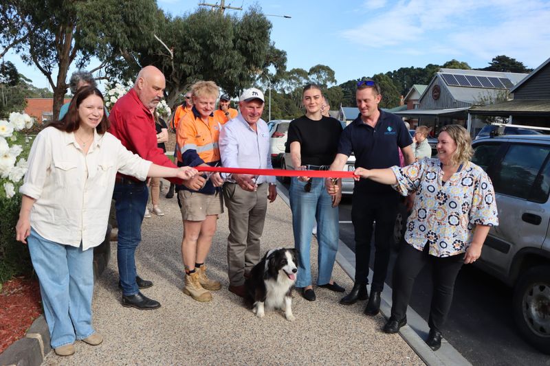 Fish Creek Streetscape official opening post image