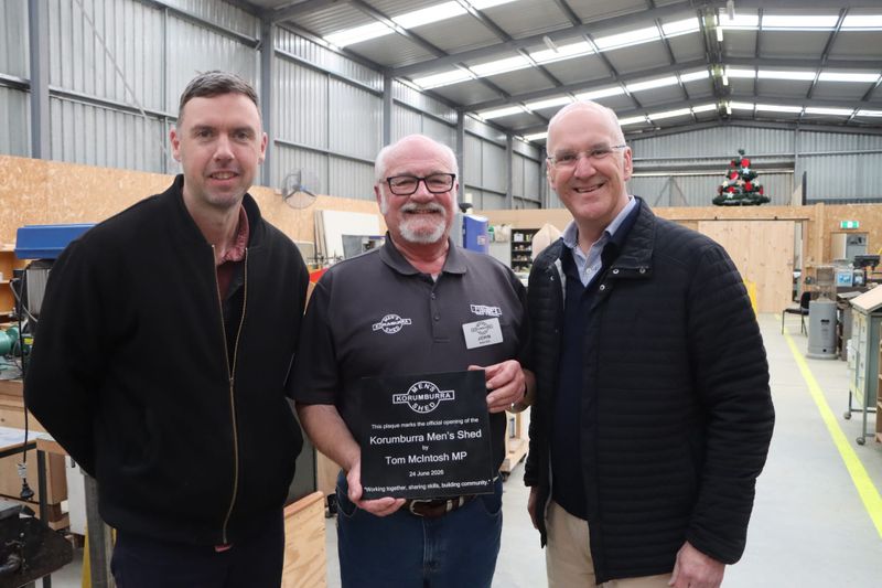 Korumburra Men’s Shed officially open post image