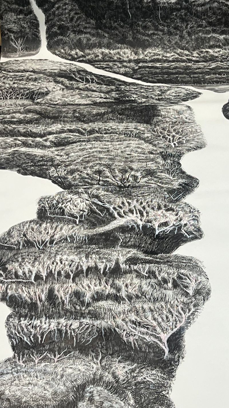 Eight-metre forest drawings open at Berninneit next month post image
