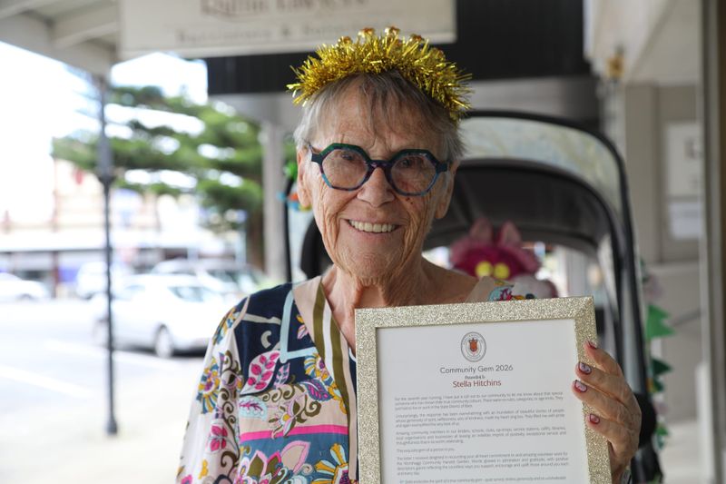 Local garden volunteer Stella Hitchins honoured as 2026 Community Gem post image