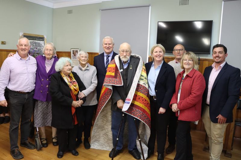 Deserved Quilt of Valour for Hugh Hendry post image