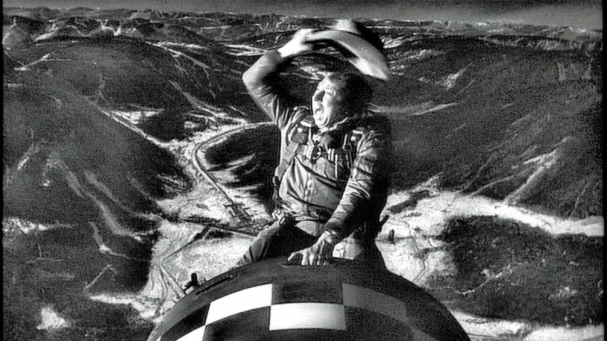 dude in dr. strangelove riding the bomb