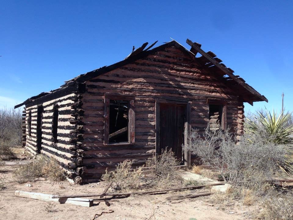 The old scout shack in Texon, Texas