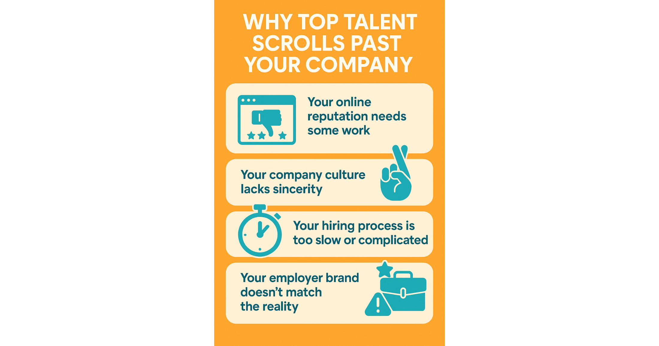 employer branding and recruitment - the downside