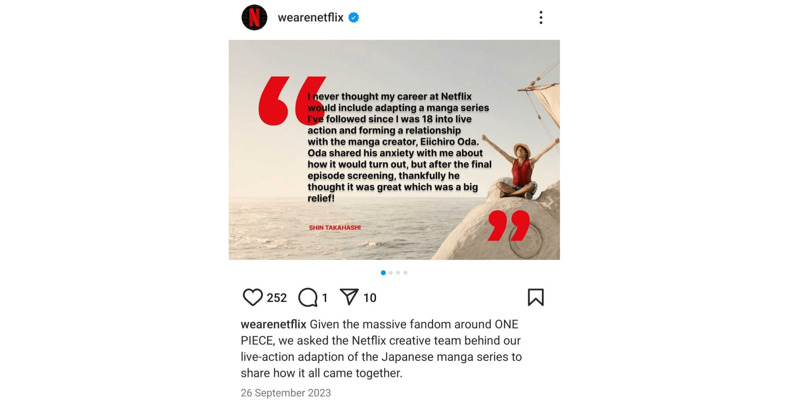 Employer branding example Netflix quote from employee