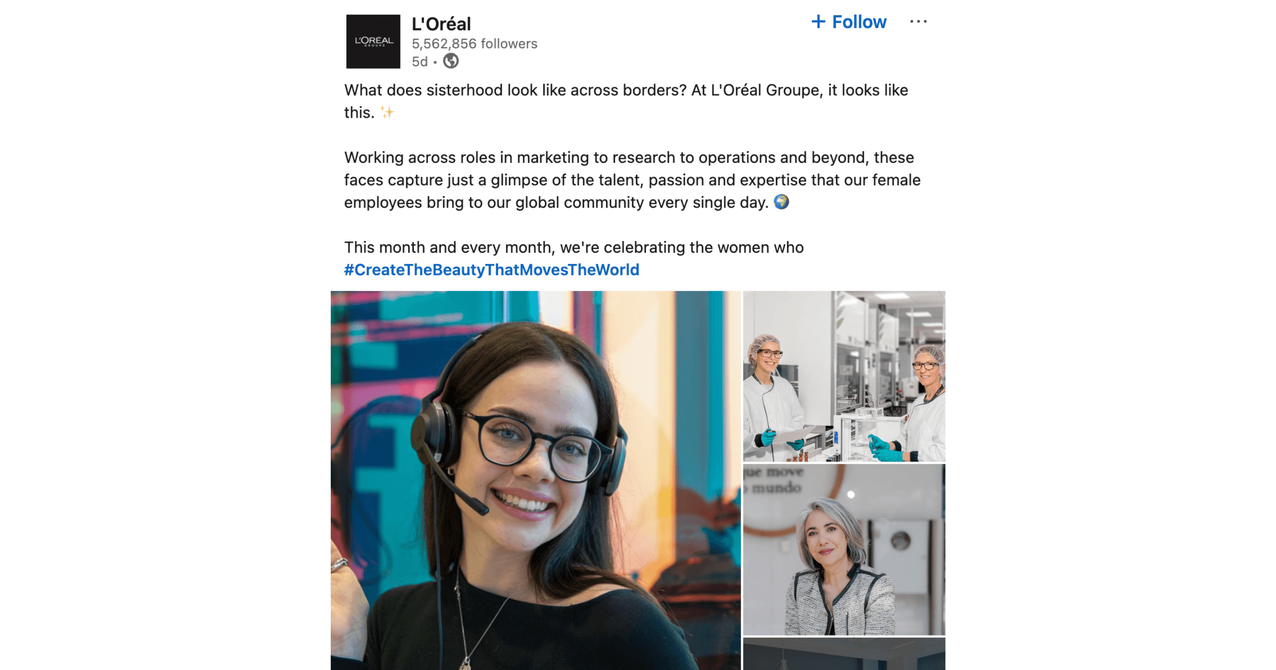 Employer branding example 1 L'Oreal
