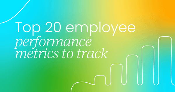 Top 20 employee performance  metrics to track