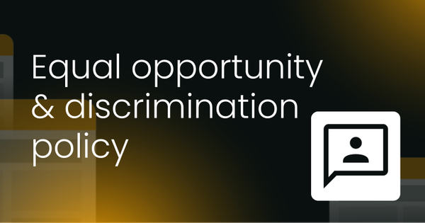 Equal opportunity and discrimination policy template