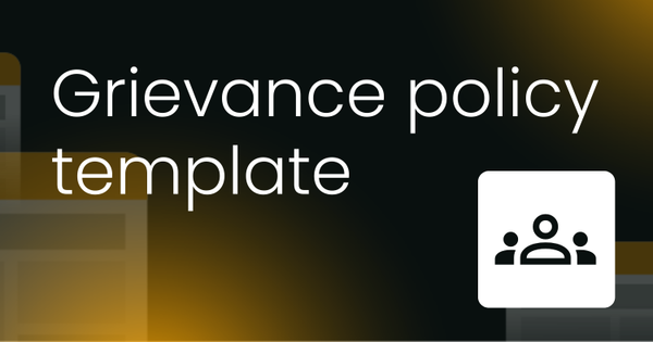 Grievance policy template