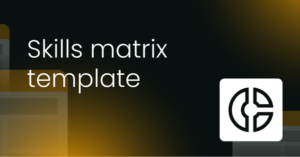 Skills matrix template
