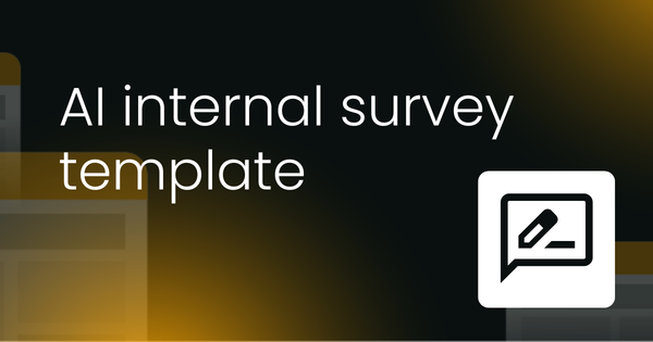 Internal AI survey