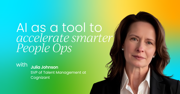 AI as a tool to accelerate  smarter people operations