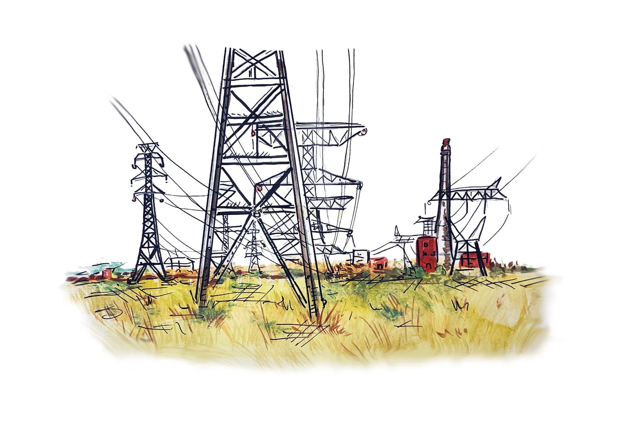 An illustration of transmission lines.
