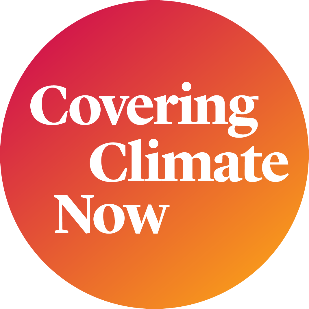 Covering-Climate-Now-logo.-A-circle-with-red-blending-into-orange.-