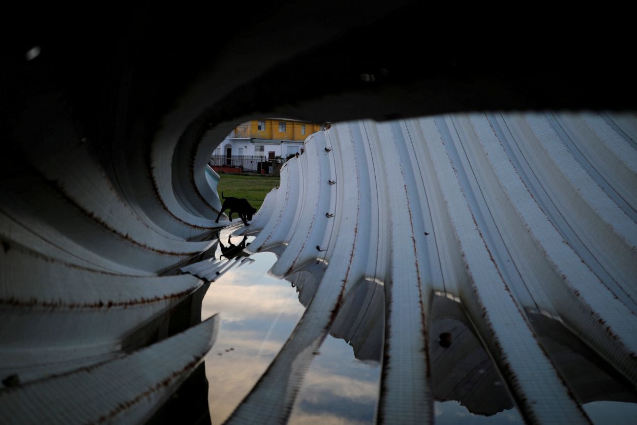 Pieces-of-metal-roof-in-Loiza,-Puerto-Rico,-on-September-17,-2018,-an-area-affected-by-Hurricane-Maria.-(REUTERS/Carlos-Barria-TPX-IMAGES-OF-THE-DAY)