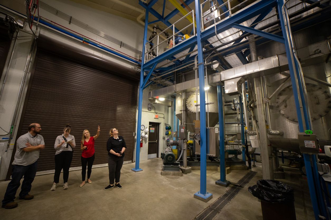 St.-Cloud-Public-Services-Director-Tracy-Hodel-talks-about-how-the-city-creates-struvite-on-June-13,-2022.-(Shannon-Rathmanner-for-The-Optimist)
