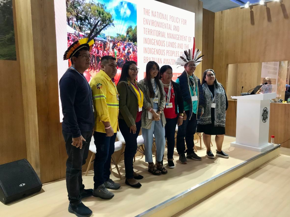 The-National-Policy-for-Environmental-and-Territorial-Land-Management-of-Indigenous-Lands:-Opportunities-and-challenges-for-the-local-implementation-of-the-climate-agenda-in-the-Brazilian-Amazon-from-2023,-International-Indigenous-Peoples'-Forum-on-Climate-Change,-November-9,-2022.-(Photo-courtesy-of-Miriam-Nelson)