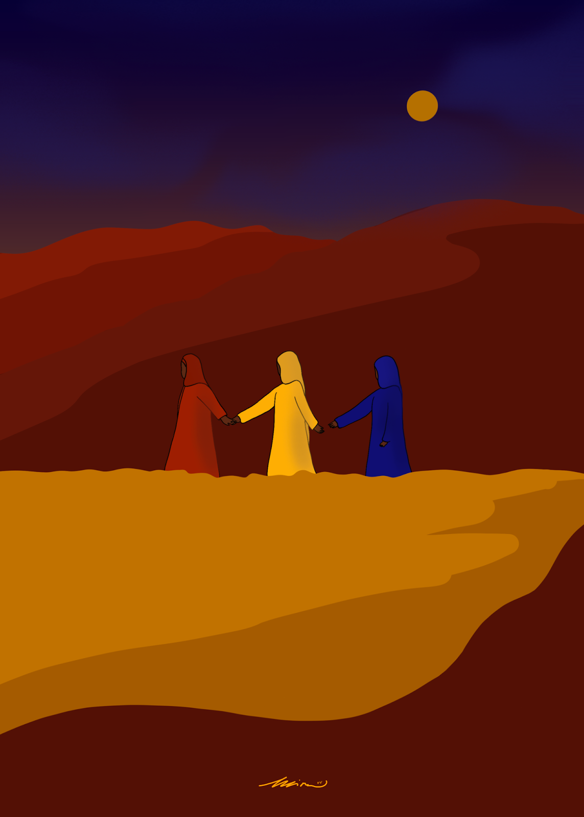  Artist's Joy: Wasima Farah and 3 pieces from 'Growing Pains'