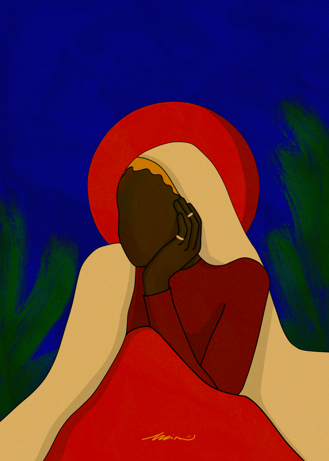 'Take care of yourself, always' | Digital Art | 2020 (Courtesy of Wasima Farah)