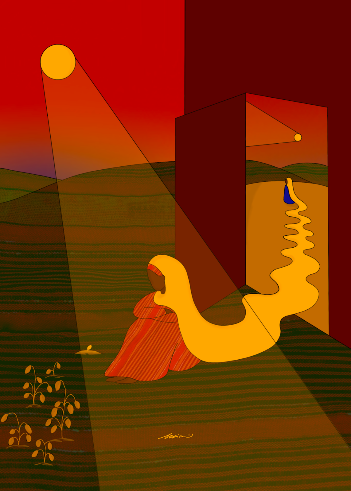 'It's okay if things don't change quickly' | Digital Art | 2021 (Courtesy of Wasima Farah)