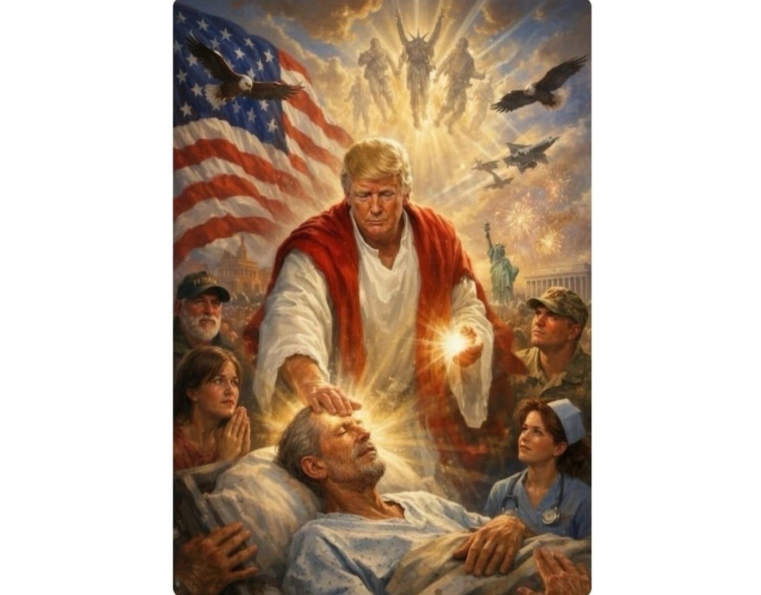 How can we be a Christian nation when the Christians here don't mind Trump's blasphemy?