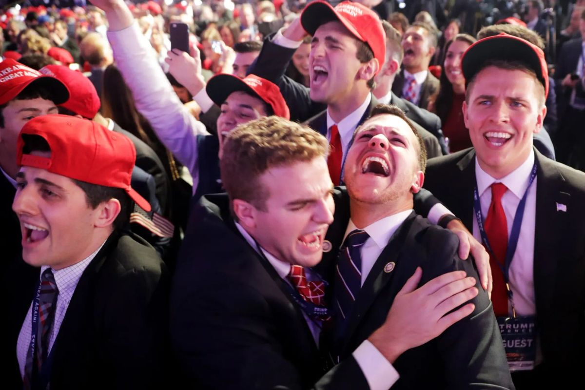 Hope sits with white Americans, but most don’t mind Trump