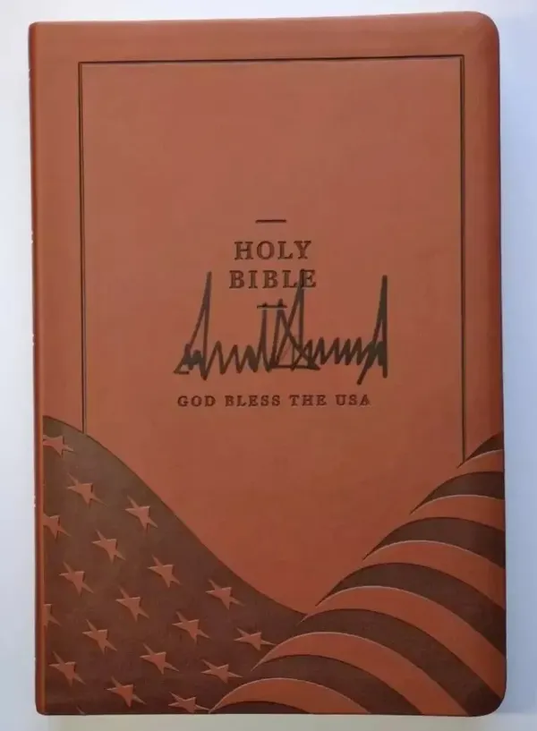 The important but overlooked detail in Trump’s bible sales pitch