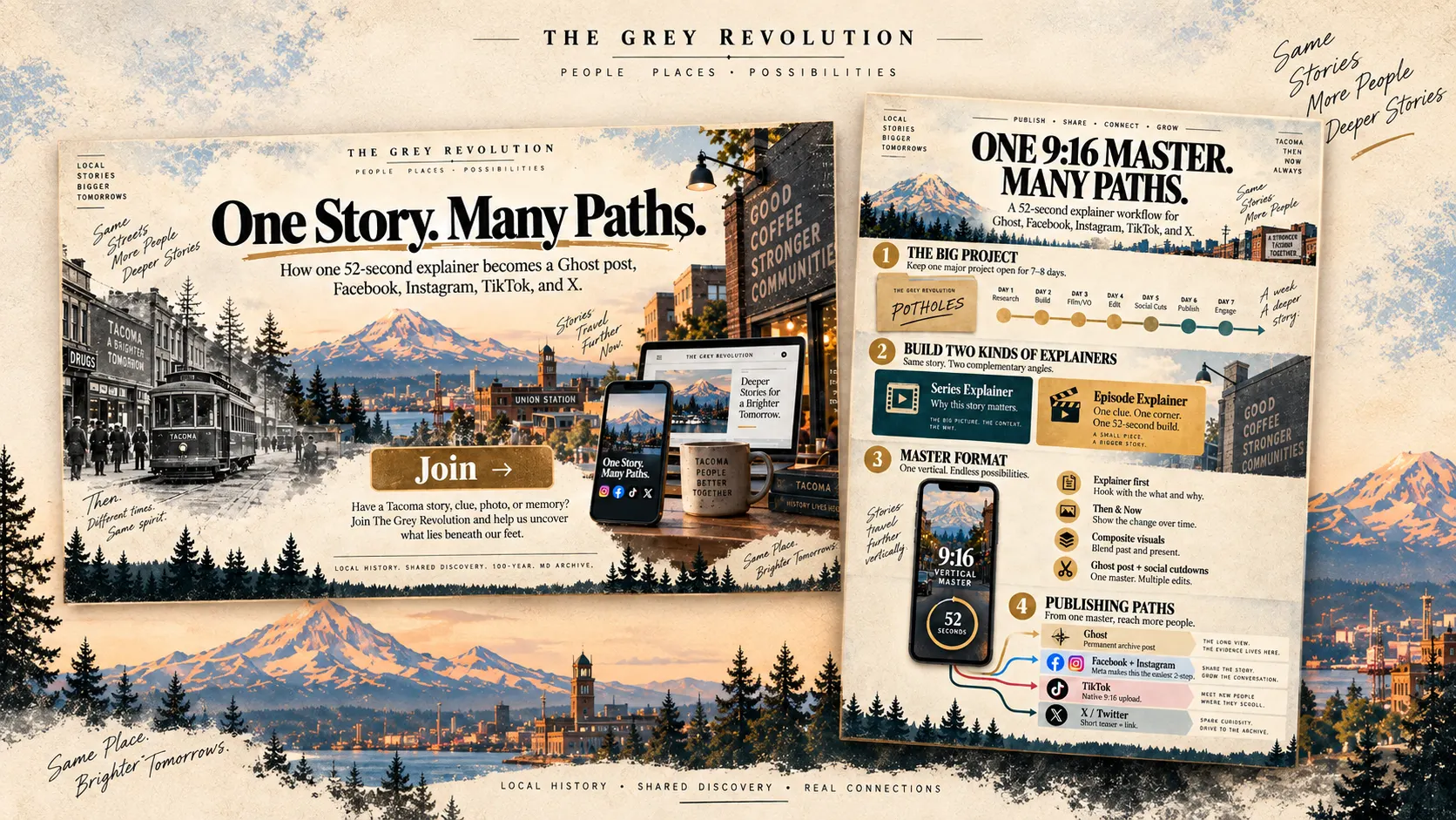 One Story Many Paths