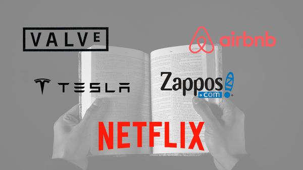 Valve、Tesla、Airbnb 等公司的員工手冊