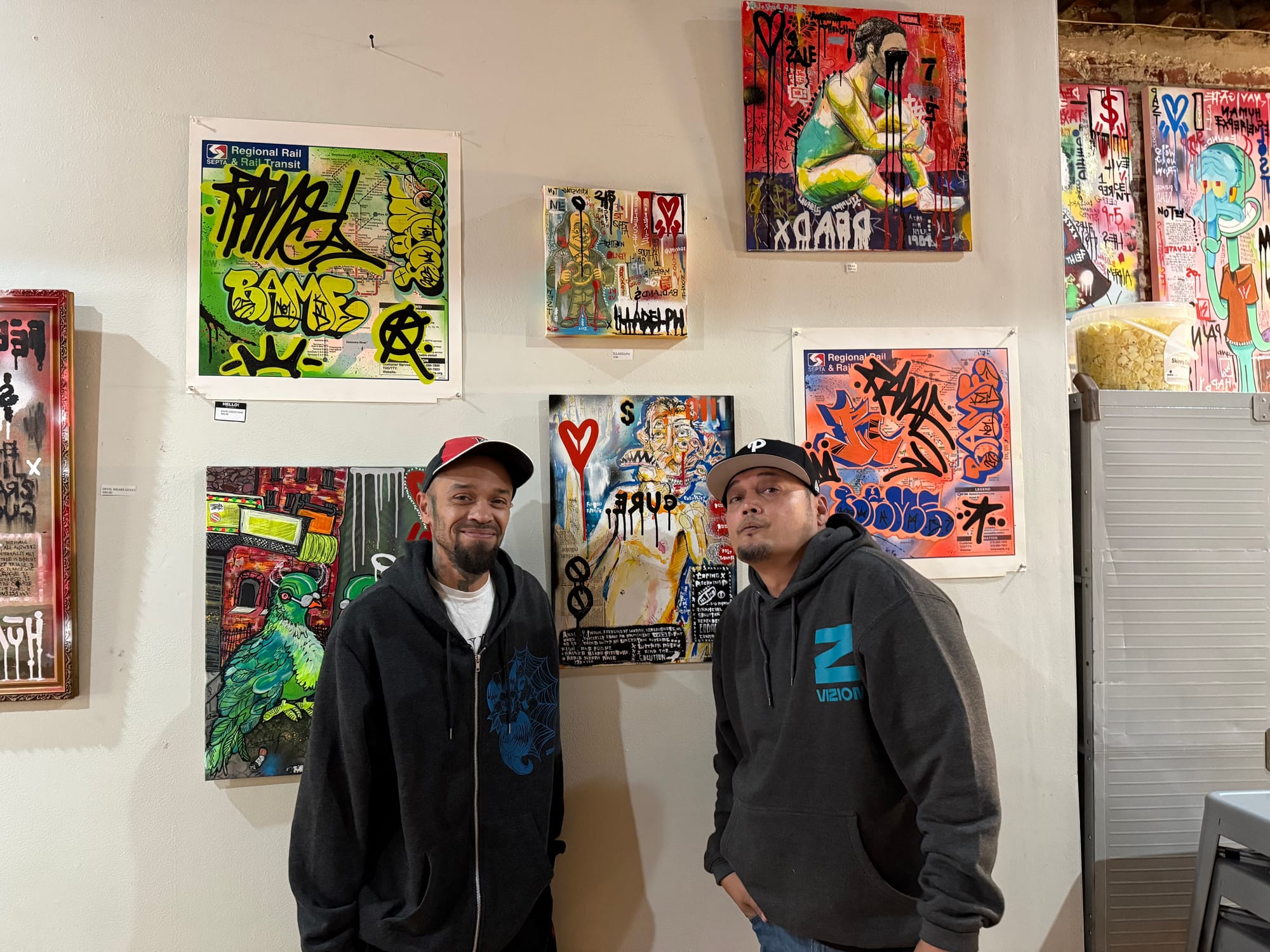 Not bold enough': Kensington muralist uses Vizion Art Gallery as
