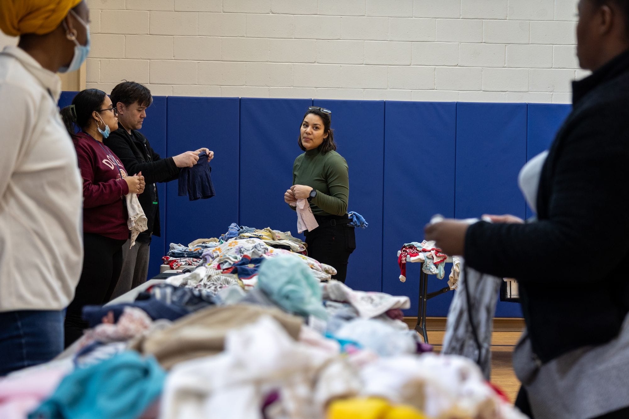 Baby goods exchange at CORE