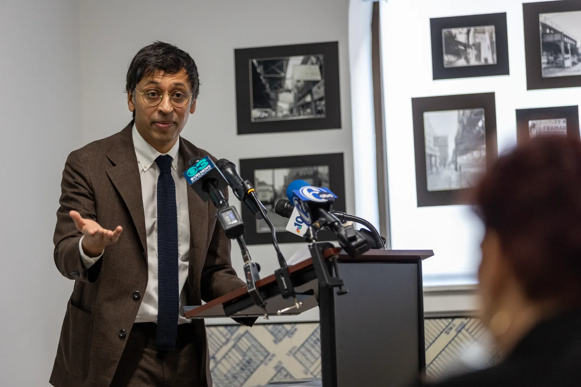 State Senator Nikil Saval at Engagement Center opening