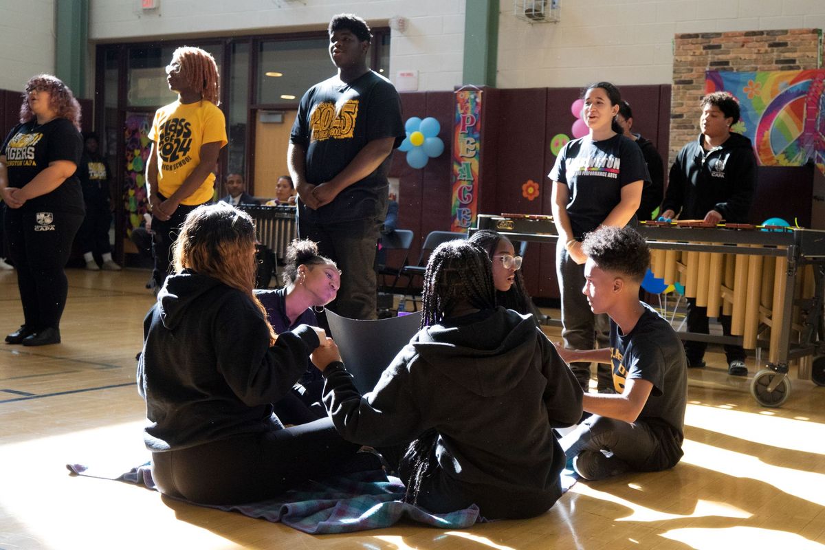 Kensington CAPA high school hosts rally for International Day of Peace