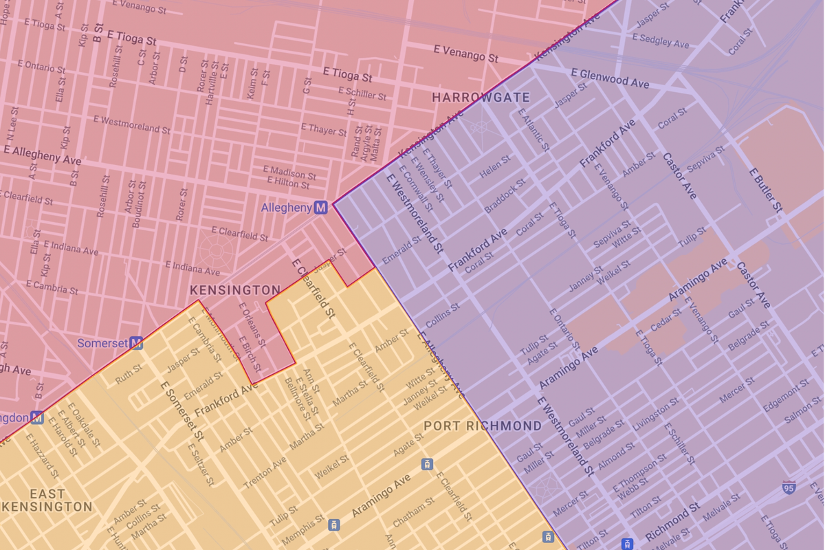 ¿Vives cerca de Kensington & Allegheny? Puede que tengas un concejal de la ciudad diferente.