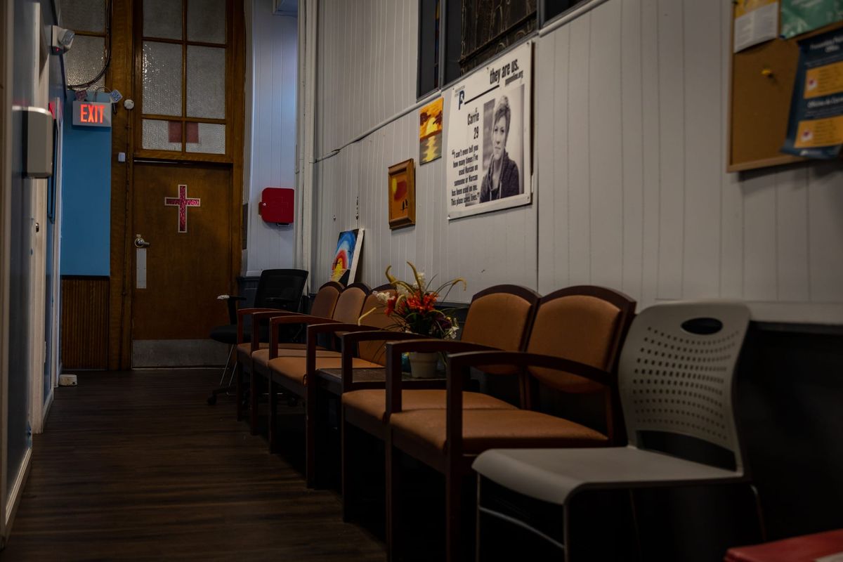 The clinical waiting area at Prevention Point on Sept. 25, 2024. (Photo by Solmaira Valerio)