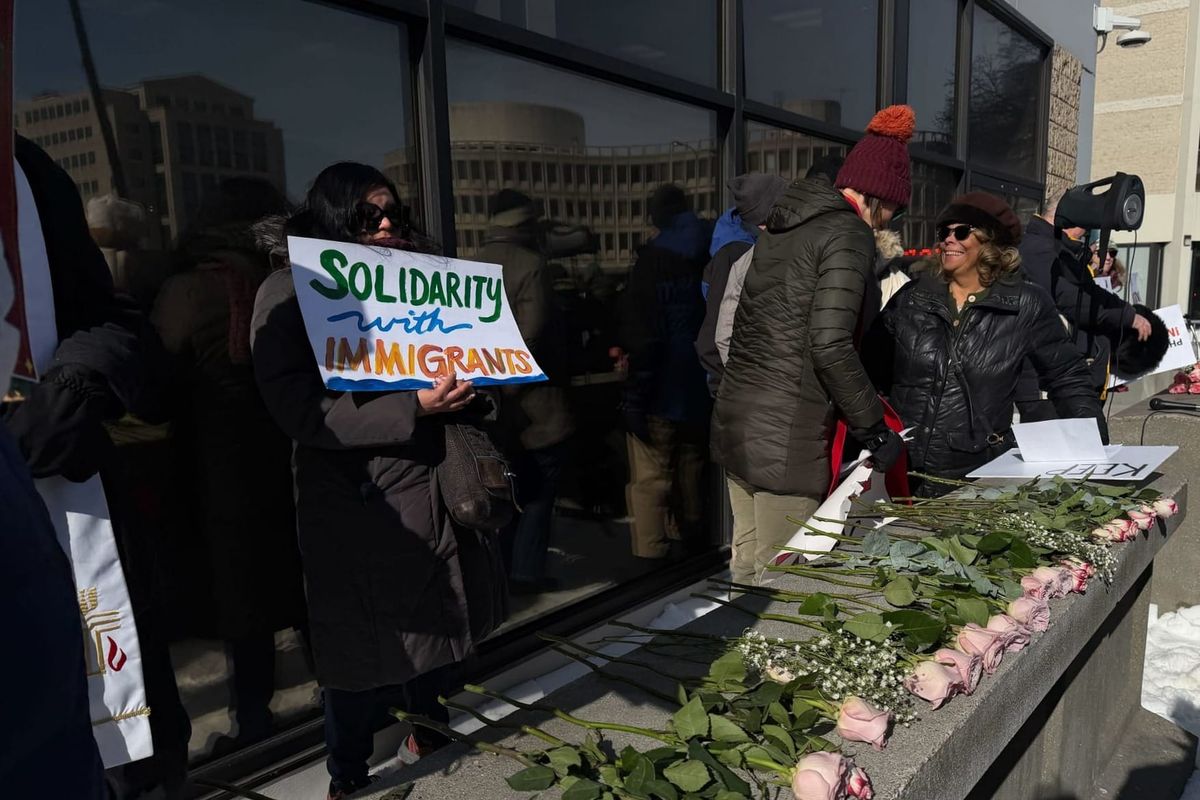 West Kensington Ministry leads immigrant justice vigil outside Philly ICE office