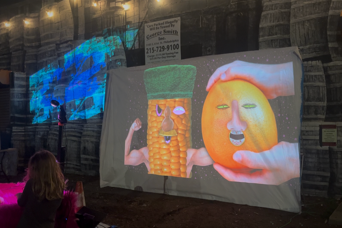 In East Kensington, projection artists turn buildings into canvases at first-ever Illuminate Kensington festival
