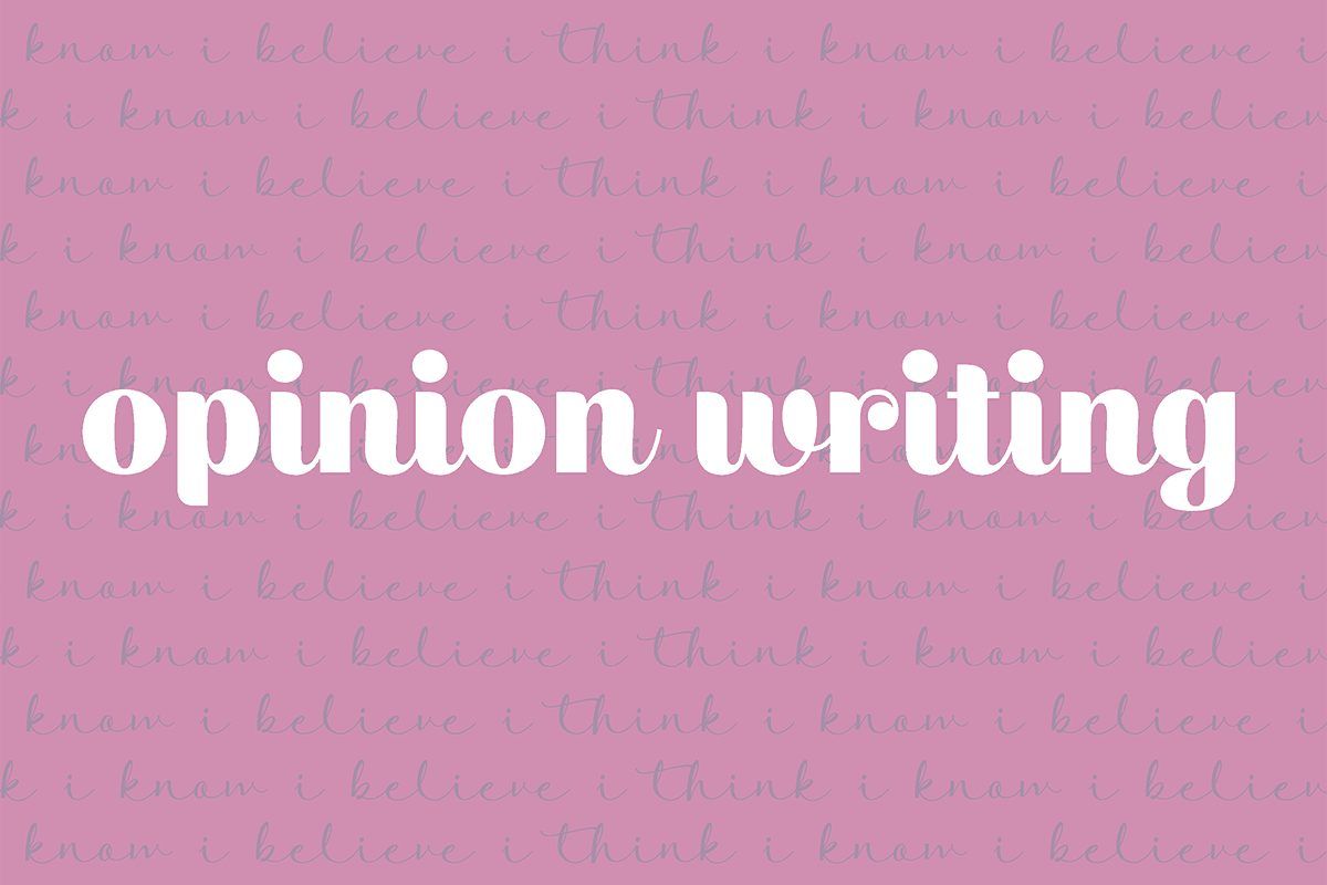 Turning your opinions into opinion articles