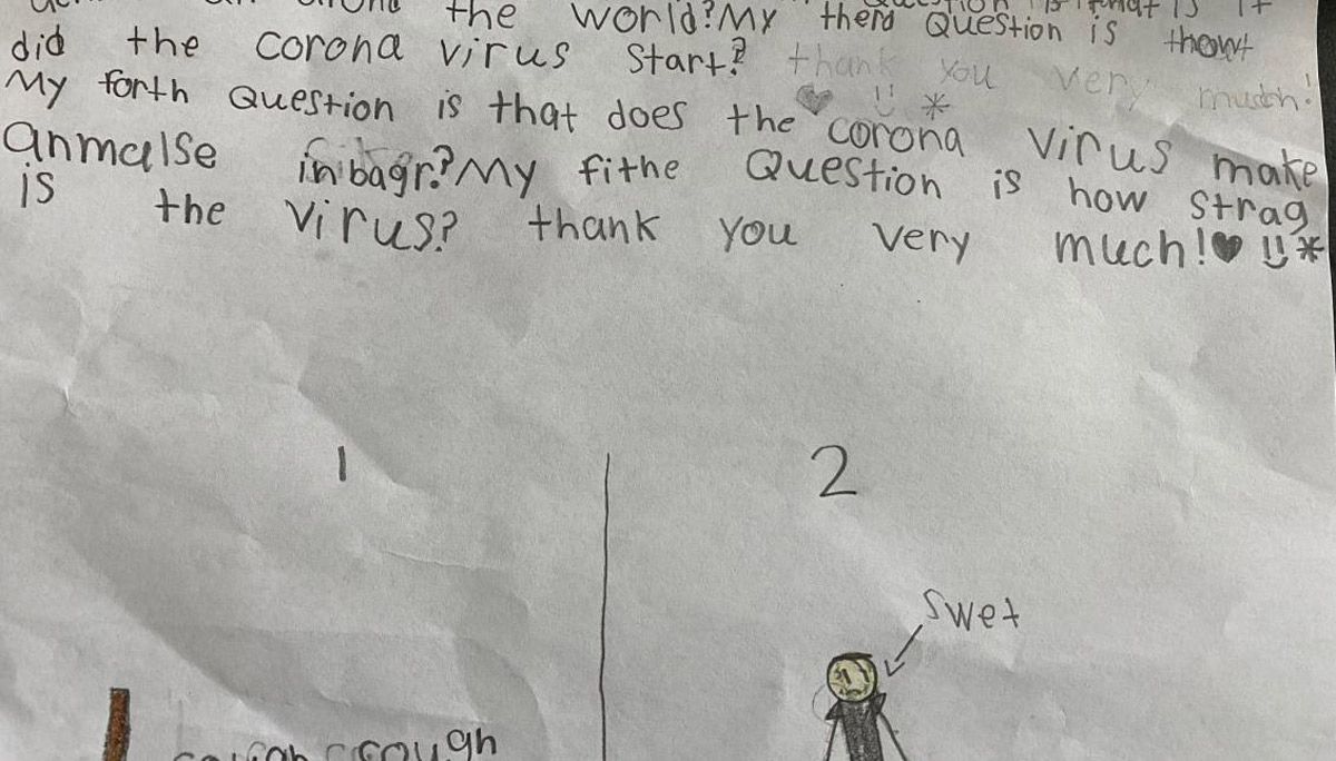 Cómo explicar el coronavirus a un niño