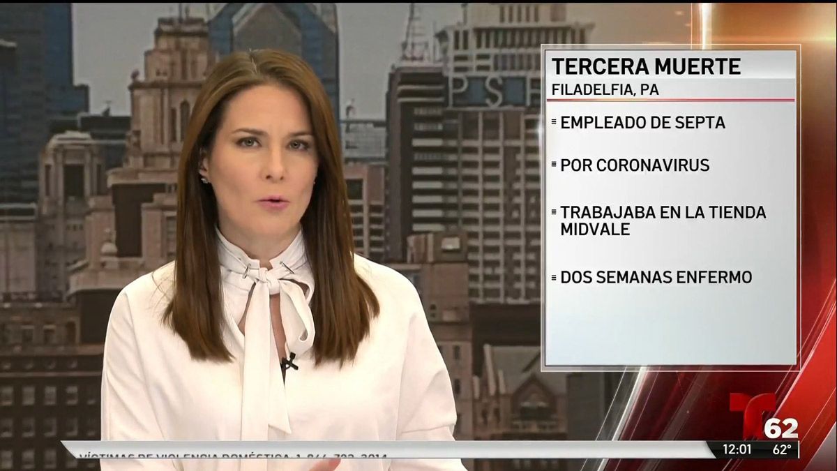 Al menos tres muertes entre trabajadores de SEPTA por el virus