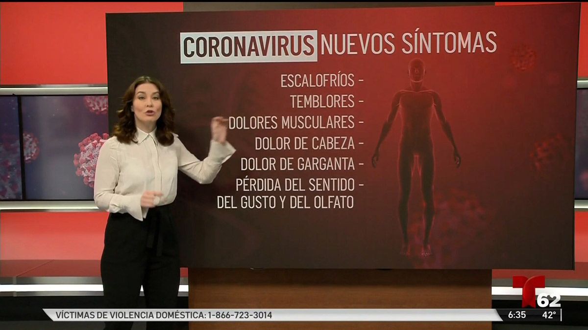 CDC alerta sobre nuevos síntomas del COVID-19