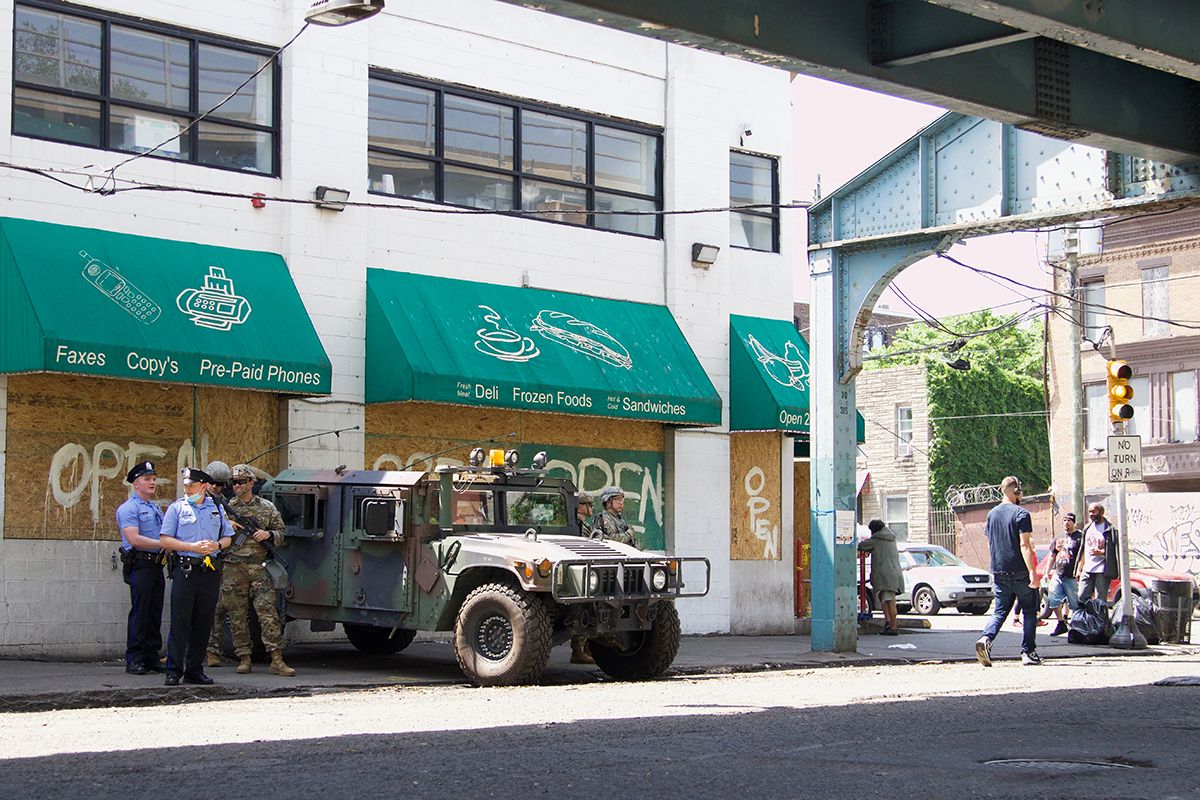 La ciudad extrae de Kensington a la Guardia Nacional de Pensilvania