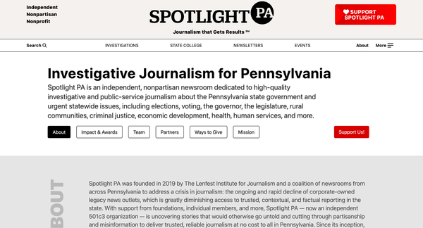 New partnership with Spotlight PA to provide Kensington Voice readers with more investigative and public-service journalism