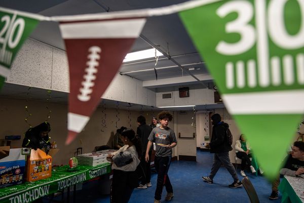 Eagles pride in Kensington: McPherson Square Library hosts party ahead of Super Bowl Sunday