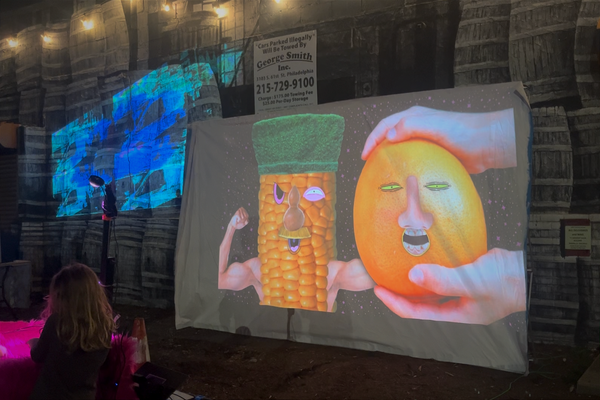 In East Kensington, projection artists turn buildings into canvases at first-ever Illuminate Kensington festival